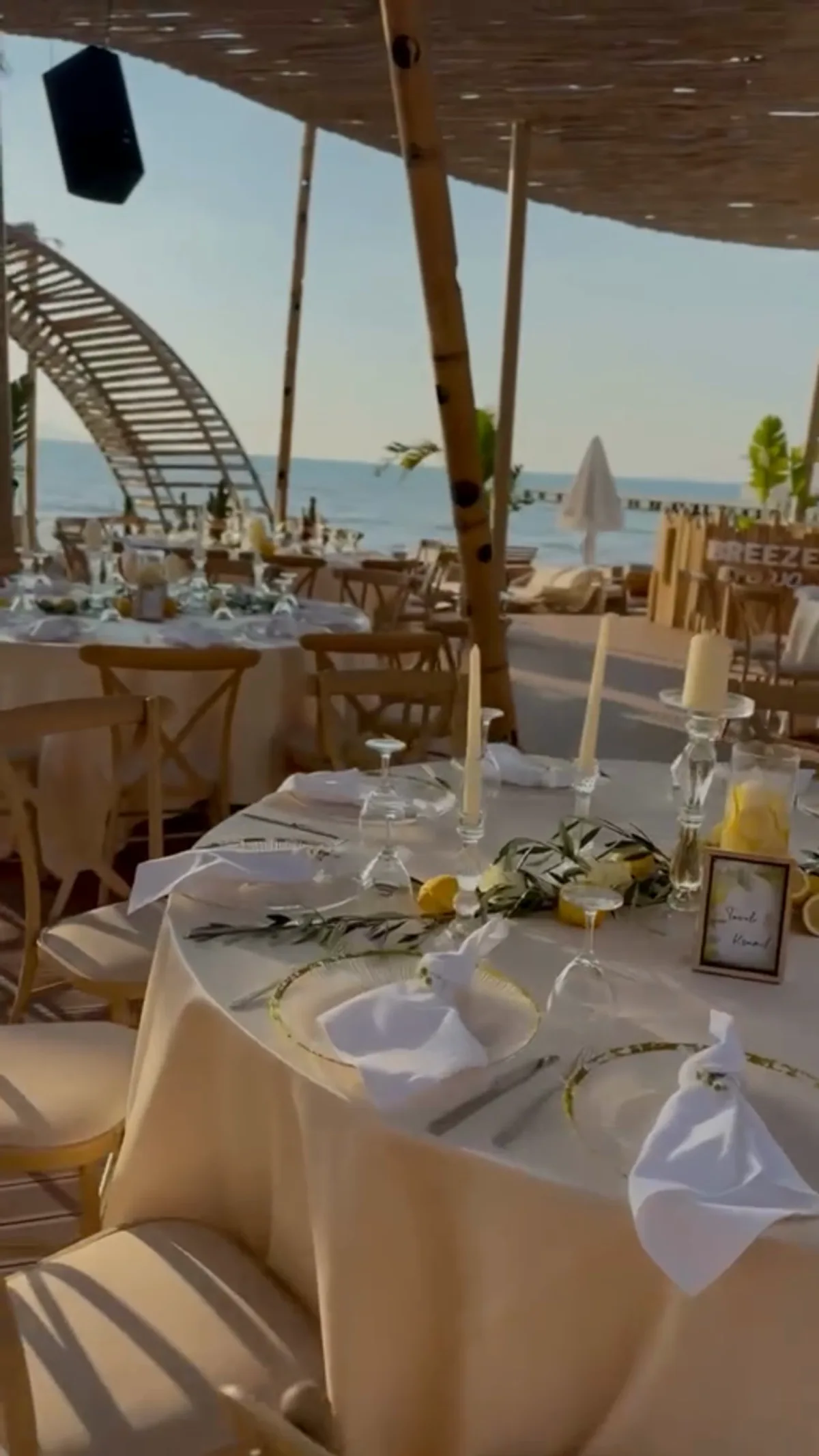 Evening light over the Bay of Vlorë near BOJO Resort